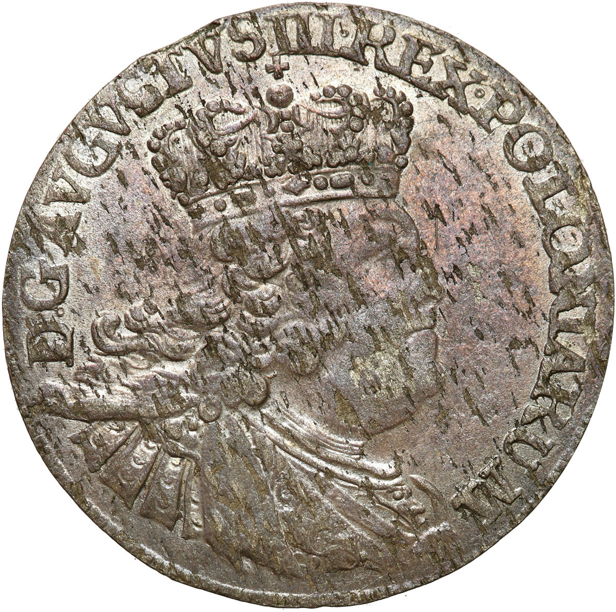 August III Sas. Szóstak (6 groszy) 1756 Lipsk
